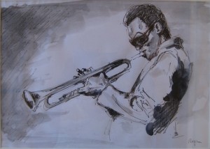 MILES DAVIS.JPGillustration Régine Coudol